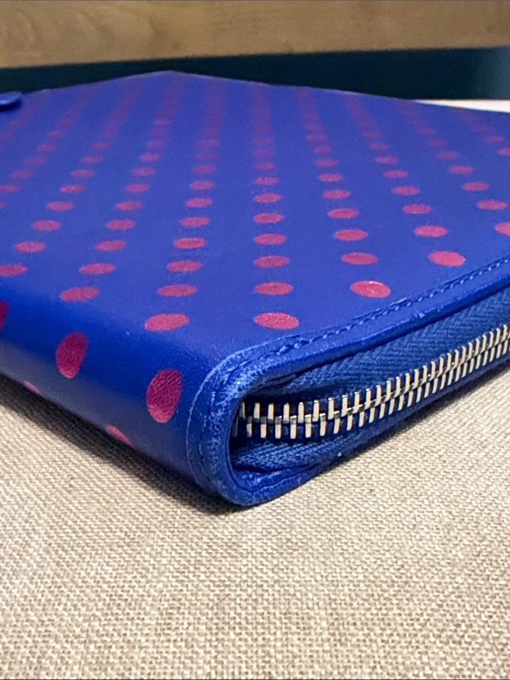 Marc Jacobs Royal Blue Leather Tablet Case